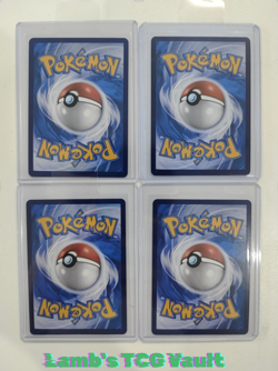 Pokemon Chinese CSGC 4 Card Blue's Jolteon Flareon Vaporeon Eevee CHR Set - Image 2