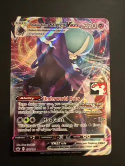 Shadow Rider Calyrex VMAX 075/198 Holo Prize Pack Series Cards Pokemon NM - Image 1