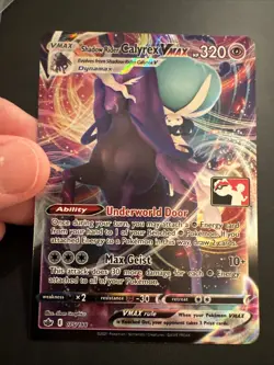 Shadow Rider Calyrex VMAX 075/198 Holo Prize Pack Series Cards Pokemon NM - Image 2