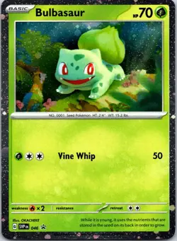 Bulbasaur - (Cosmos Holo) 046 SV: Scarlet & Violet Promo Cards Holofoil NM - Image 1