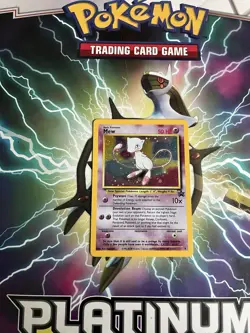 Pokemon Mew #9 Black Star Promo Holo Swirl Vintage TCG Card WOTC - Image 1