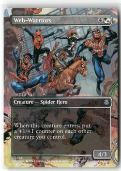 Web-warriors MTG Spider-Man 203 Borderless - Image 1