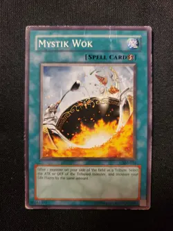 Mystik Wok Common Ancient Sanctuary AST-036 HP Yugioh Tcg Ccg Card See Pics - Image 1