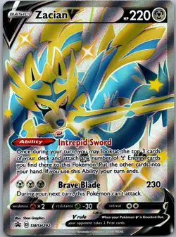 Zacian V (Shiny) - SWSH292 SWSH: Sword & Shield Promo Cards Promo Holo NM - Image 1