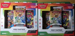 Lot of 2 - Pokemon Trading Cards First Partner Illustration Collection Series 1 - Image 1