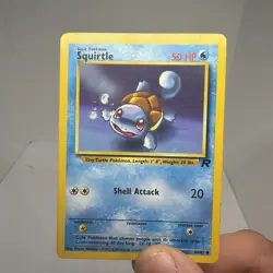 Pokemon Squirtle TCG Team Rocket Card 68/82 Regular - Image 1