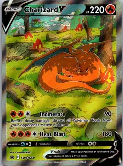 Charizard V SWSH260 SWSH: Sword & Shield Promo Cards Promo Holofoil NM - Image 1