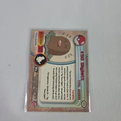 1999 TOPPS Pokemon TV Animation Card Diglett #50 Holo - Image 2