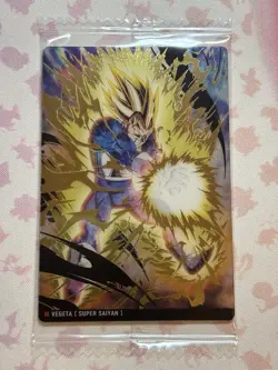 Dragon Ball itajaga card Vegeta SS 8-14 SR Holo Japanese - Image 1