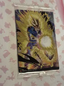 Dragon Ball itajaga card Vegeta SS 8-14 SR Holo Japanese - Image 3