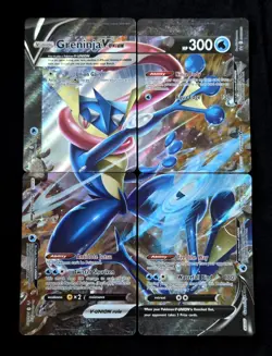Pokemon TCG Card Greninja V Union FULL SET OF 4 Near Mint SWSH 155 156 157 158 - Image 1