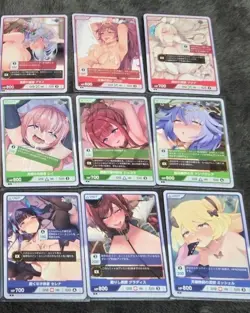 DIVINE CROSS Alliance Sage ex Non-Holo Lot of 20 Waifu Cards - Rare R, Normal N - Image 1