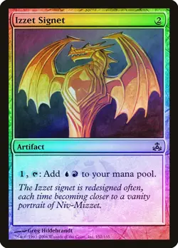 Izzet Signet FOIL Guildpact NM Artifact Common MAGIC GATHERING CARD ABUGames - Image 1