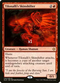 MTG Ixalan XLN Tilonalli's Skinshifter MINT - Image 1