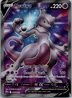 Mewtwo V SWSH229 SWSH: Sword & Shield Promo Cards Promo Holofoil NM - Image 1