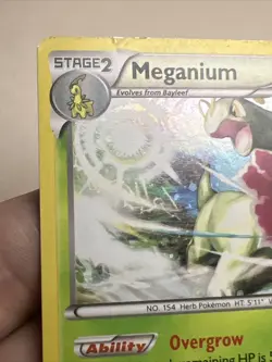 HP Meganium 3/122 Cosmos Holo Blister Exclusives AUTHENTIC Pokemon Card - Image 4