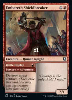 MTG Commander Legends: Battle for Baldur's Gate CLB Embereth Shieldbreaker MINT - Image 1