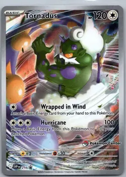 Tornadus - (Pokemon Center Exclusive) 210 SV: Scarlet & Violet Promo Cards NM - Image 1
