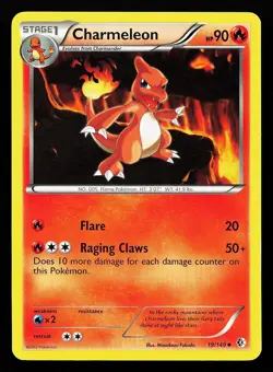 Charmeleon 19/149 Uncommon Boundaries Crossed Pokemon Card - Image 1