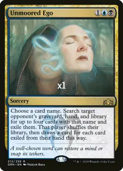 MTG Guilds of Ravnica GRN Unmoored Ego MINT - Image 1