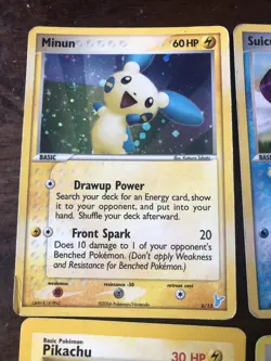 Lot Of 39 Pokemon Cards Including Minun, Suicune, Pikachu, Politoed & More - Image 3