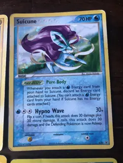 Lot Of 39 Pokemon Cards Including Minun, Suicune, Pikachu, Politoed & More - Image 4