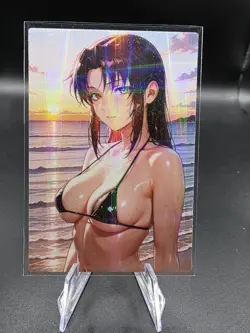 Revy Black Lagoon Holographic Anime Collectible Trading Card - Image 2