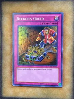 Yugioh Reckless Greed LCYW-EN285 Super Rare NM - Image 1