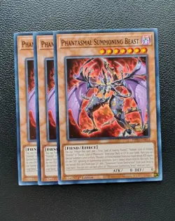 Yu-Gi-Oh - Phantasmal Summoning Beast 3X - Full Playset - Image 1