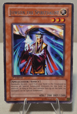 Yugioh Jowgen the Spiritualist LON-061 Rare Labyrinth of Nightmare 1st Edition - Image 1
