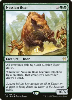 MTG Theros: Beyond Death THB Nessian Boar MINT - Image 1
