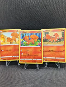 Pokemon Vulpix Lot x3 NM- Cutie Card Bundle - Image 1