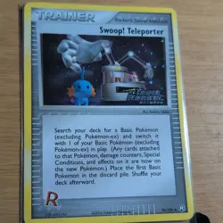 The Pokemon Company Pokemon TCG Swoop! Teleporter 92/109 Reverse Holo Trainer - Image 1