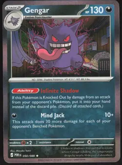 Gengar 050/088 Rare Perfect Order Pokemon Holo Near Mint - Image 1