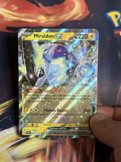 Miraidon EX 081/198 Full Art NM/M Scarlet and Violet Pokemon Card - Image 2