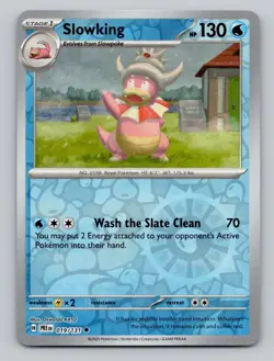 Slowking 019/131 Uncommon Prismatic Evolutions Pokemon Reverse Holo Near Mint - Image 1