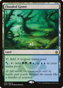 MTG A25 2XM Flooded Grove MINT (SELECT) - Image 2