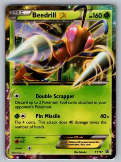 Beedrill EX XY157 Holo Promo Pokemon - Image 1