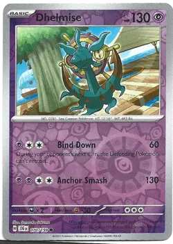 Dhelmise Reverse Holo - SV09: Journey Together 070/159 - NM Pokemon - Image 1
