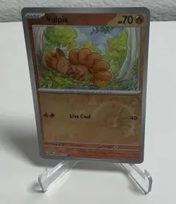 Pokemon - Vulpix - 026/167 - Reverse Holo - Twilight Masquerade - NM/M - NEW - Image 1