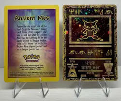 🌀SWIRL🌀Pokemon Ancient Mew Holo Japanese Movie Promo 1999-2000 Unnumbered LP - Image 1