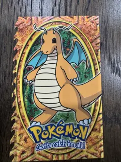 1999 Topps Pokemon the First Movie Dragonite 12 of 12 Die-Cut - Image 1