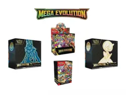 PRESALE: Mega Evolution Lot - Pokemon Center ETBs, Enhanced Booster Box & Bundle - Image 1