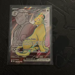Pokemon TCG Team Rockets Persian EX Full Art 219/182 Destined Rivals Ultra Rare - Image 1
