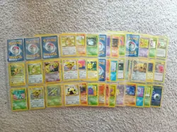WOTC Pokemon Part Complete Sets - Jungle, Fossil & Team Rocket HP-LP INC Holos - Image 1