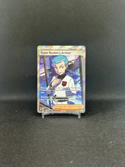 Pokemon Team Rocket's Archer 223/182 Destine Rivals Full Art Holo ENG NM - Image 1