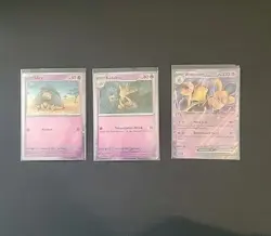 Pokemon 151 Abra 063 Kadabra 064/165 Alakazam ex SVP 050 Cosmos Holo Promos - Image 1