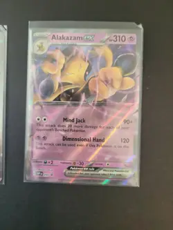 Pokemon 151 Abra 063 Kadabra 064/165 Alakazam ex SVP 050 Cosmos Holo Promos - Image 4