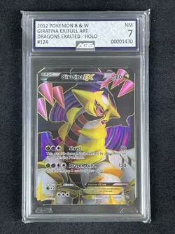 Pokemon Giratina EX 124/124 Dragons Exalted Full Art Holo AGS 7 (2012) - Image 1