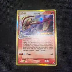 Pokemon TCG Milotic 5/101 EX Dragon Frontiers STAMPED Reverse Holo Rare - Image 2